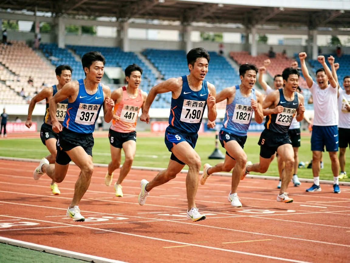 体育赛场准备,亚洲纪录奖牌榜